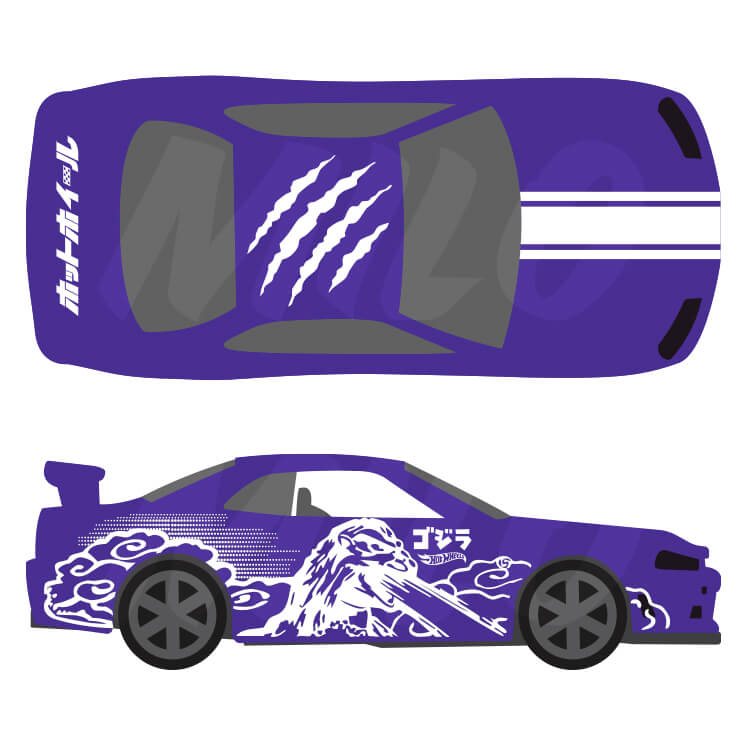 Skyline GTR R34 Godzilla White